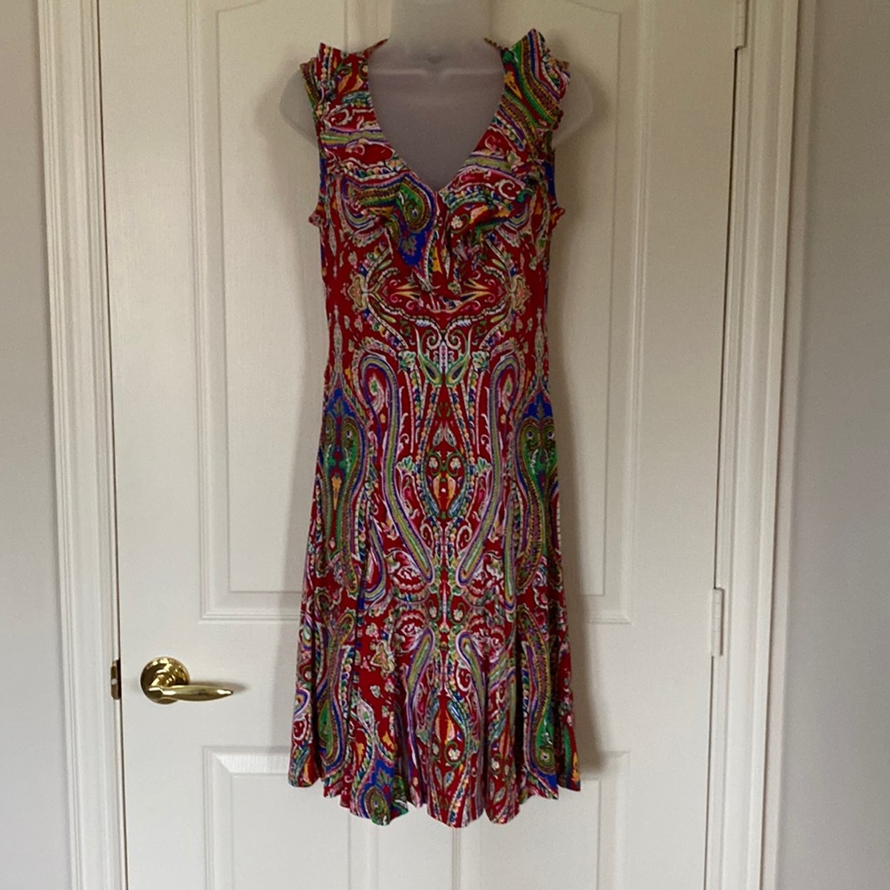 Lauren Ralph Lauren PM Paisley Dress